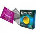 Презервативи Space Double Love ребристі з крапками, 36 штук (12 упаковок по 3 шт)