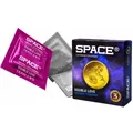 Презервативи Space Double Love ребристі з крапками, 36 штук (12 упаковок по 3 шт)