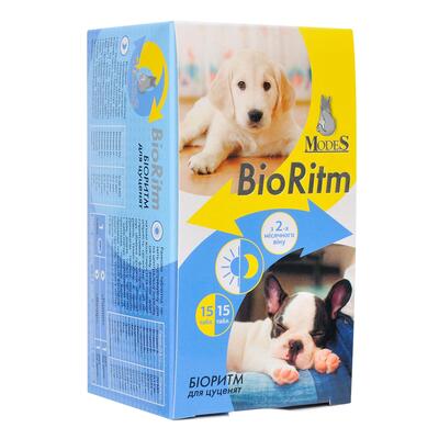 Биоритм ModeS BioRitm Поливитаминный комплекс для щенков, 30 таблеток