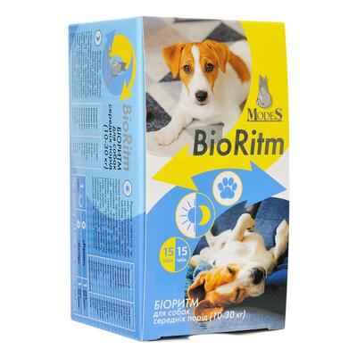 Биоритм ModeS BioRitm Поливитаминный комплекс для собак средних пород (10-30 кг), 30 таблеток.