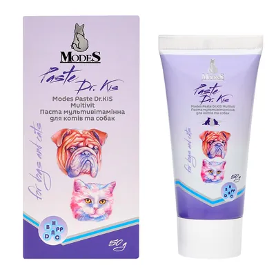 Паста ModeS Paste Dr.KIS Multivit мультивітамінна для котів та собак, 50 г