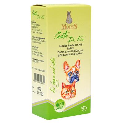 Паста ModeS Paste Dr.KIS Relax заспокійліва для котів та собак, 50 г