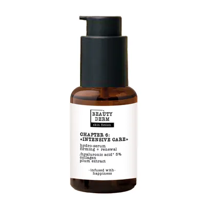 Гідро-сироватка для обличчя Beauty Derm Skin Fiction з гіалуроновою кислотою та колагеном, 30 мл