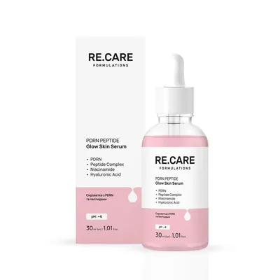 Сироватка для обличчя Re.Care Peptide Glow Skin Serum з PDRN та пептидами, 30 мл