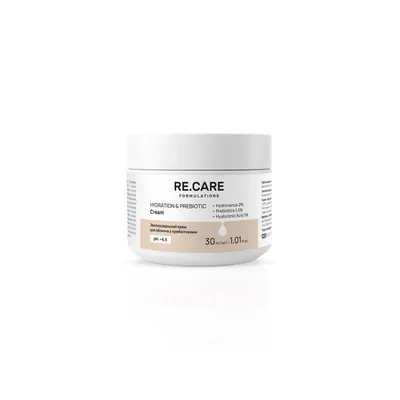 Крем для обличчя Re.Care Hydration & Prebiotic Cream зволожувальний з пребіотиками, 30 мл