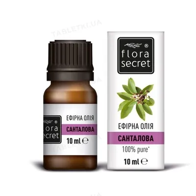 Олія ефірна Flora Secret санталова, 10 мл