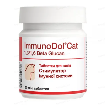 ІмуноДол Кет Dolfos ImmunoDol Cat для підтримки імунітету кішок, 60 міні таблеток