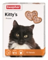 Лакомство для кошек Beaphar Kitty's + Protein с протеином и рыбой, 75 таблеток