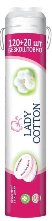Ватні диски Lady Cotton, 120+20 шт