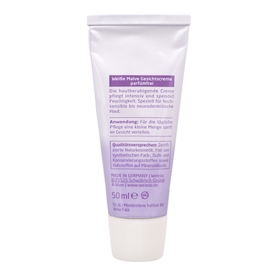 Крем дитячий для обличчя Weleda Baby Derma Weisse Malve Алтей для гіперчутливої шкіри, 50 мл