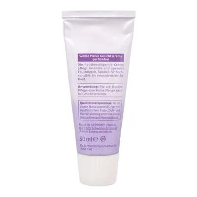 Крем дитячий для обличчя Weleda Baby Derma Weisse Malve Алтей для гіперчутливої шкіри, 50 мл