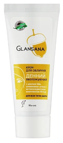 Крем для обличчя Glansana денний зволожуючий, 50 мл