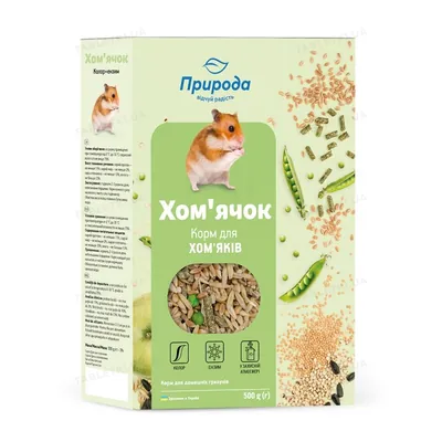 Корм для хом'яків PR241072 Природа Хом'ячок колор + ензим, 500 г
