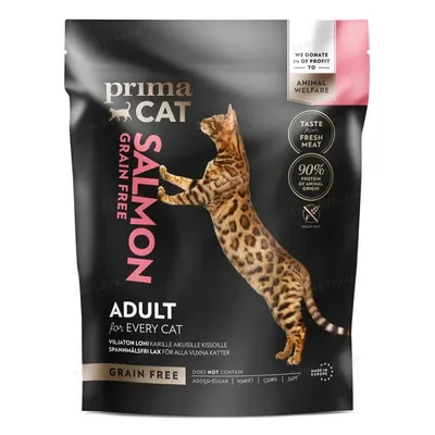 Корм сухий беззерновий для котів Prima Cat Grain Free Salmon з лососем, 1,4 кг