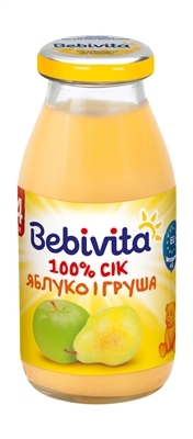 Сок Bebivita Яблоко и груша, 200 мл