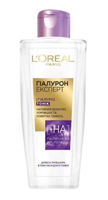 Тонік для обличчя L'Oreal Paris Hyaluron Expert, 200 мл