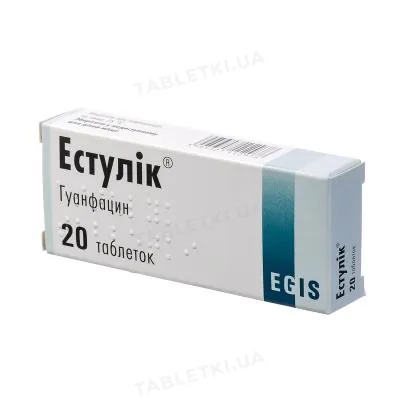 Естулік таблетки по 1 мг №20 (10х2)