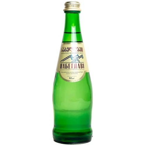 Вода мінеральна Nabeghlavi газована, скляна пляшка, 0,5 л