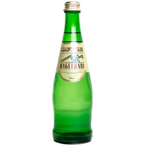 Вода мінеральна Nabeghlavi газована, скляна пляшка, 0,5 л