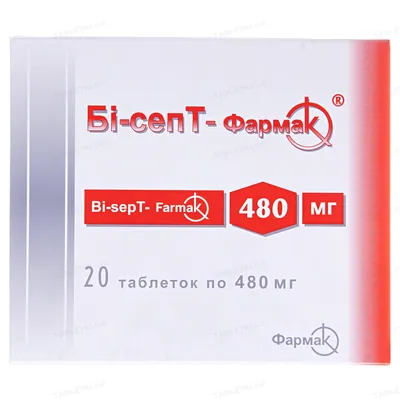 Бі-септ-Фармак таблетки по 400 мг/80 мг №20 (20х1)