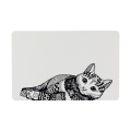 Коврик под миску Trixie 24788 Zentangle для кошек нескользящий 44 х 28 см