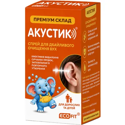 Спрей для вух Акустик Acoustik, 15 мл