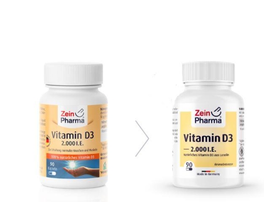 Витамин D3 из ланолина ZeinPharma капсулы по 2000 МЕ №90