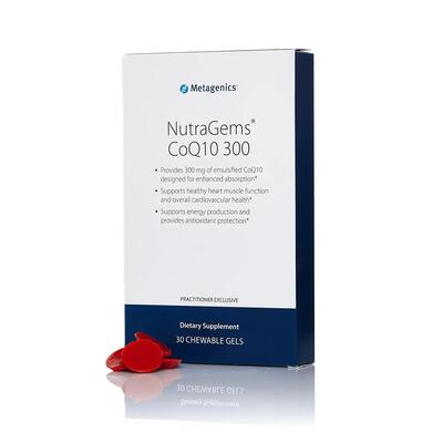 Нутрагемс Коэнзим Q10 Metagenics NutraGems CoQ10 таблетки гел. по 1.64 г №30