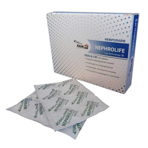 Нефролайн AnimAll VetLine FitoLine Nephrolife для собак и кошек, 60 таблеток