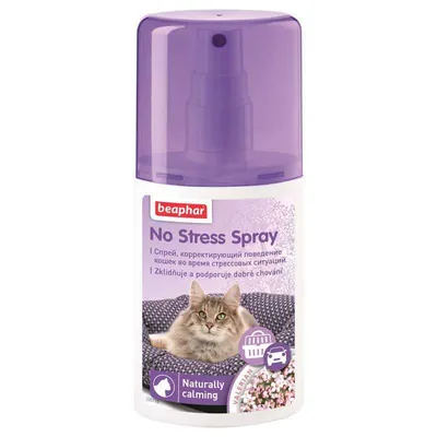 Спрей Beaphar No Stress Spray для корекції поведінки котів у стресових ситуаціях, 125 мл