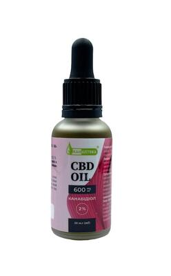 CBD-олія Канаптека Канабідіол 2% 600 мг по 30 мл у флаконі