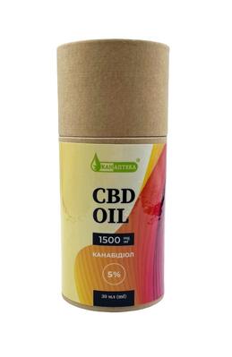 CBD-масло Канаптека Канабидиол 5% 1500 мг по 30 мл во флаконе