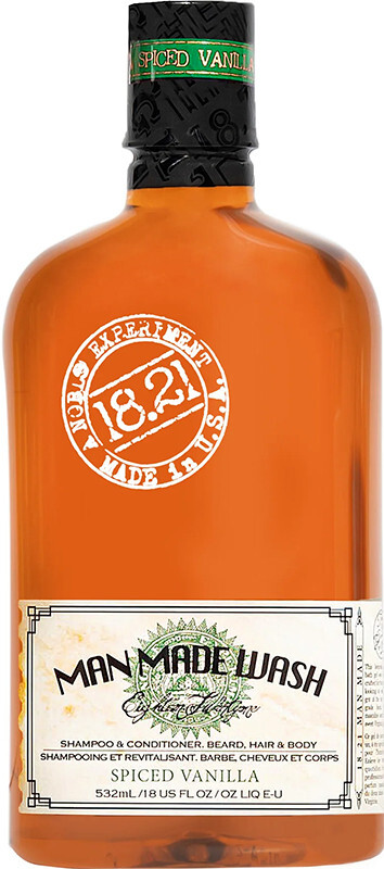 Гель для душу, шампунь та кондиціонер 18.21 Man Made Spiced Vanilla 3-в-1 для волосся та тіла, 532 мл