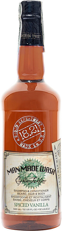 Гель для душу, шампунь та кондиціонер 18.21 Man Made Spiced Vanilla 3-в-1 для волосся та тіла, 946 мл