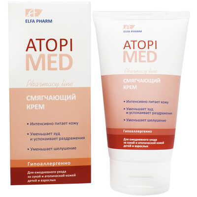 Крем для обличчя та тіла Elfa Pharm Atopi Med пом'якшуючий, 150 мл