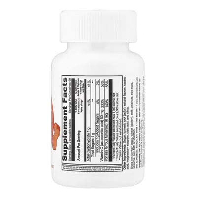 Залізо з вітаміном C Lifeable VitaWorks Kids Iron With Vitamin C, 120 жувальних цукерок