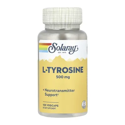L-тирозин Solaray L-Tyrosine 500 мг вег. капсули №100