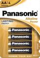 Батарейка Panasonic LR6 Alkaline Power, 4 штуки