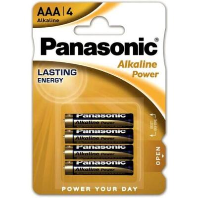 Батарейка Panasonic LR03 Alkaline Power, 4 штуки