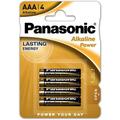 Батарейка Panasonic LR03 Alkaline Power, 4 штуки