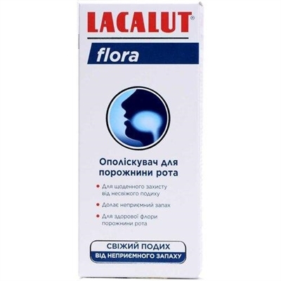 Ополаскиватель для полости рта Lacalut Flora Свежее дыхание, 300 мл