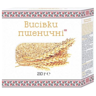 Отруби Фармаком пшеничные, 210 г