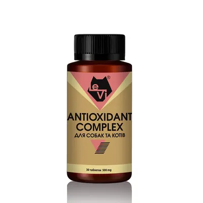Антиоксидант Комплекс для собак та котів LeVi 500 mg, 30 таблеток