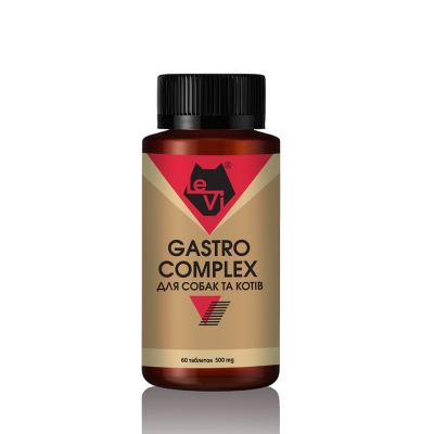 Гастро Комплекс для собак и кошек LeVi 500 mg, 60 таблеток