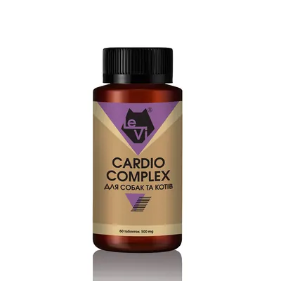 Кардіо комплекс для собак та котів LeVi 500 mg, 60 таблеток