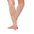Гольфы компрессионные Venotonia Soft класс компрессии 1, открытый носок, короткие, цвет карамель, размер 1