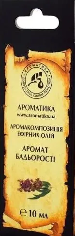 Аромакомпозиція Ароматика Аромат бадьорості, 10 мл