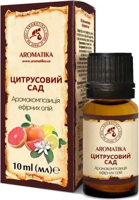 Аромакомпозиція Ароматика Цитрусовий сад, 10 мл