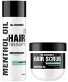 Набір Mr.Scrubber Скраб для шкіри голови і волосся + Шампунь для волосся Hair Therapy Menthol Oil