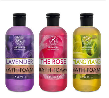 Набор пен для ванн Ароматика Ylang-ylang, Lavender, The Rose, 3 x 350 мл